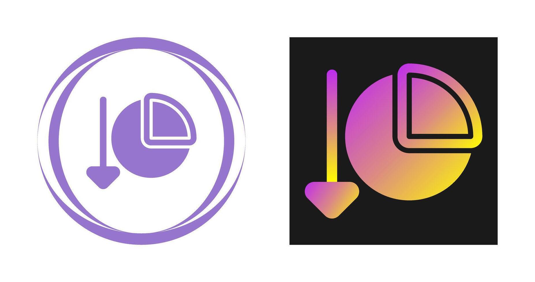 Chart Decreasing Vector Icon