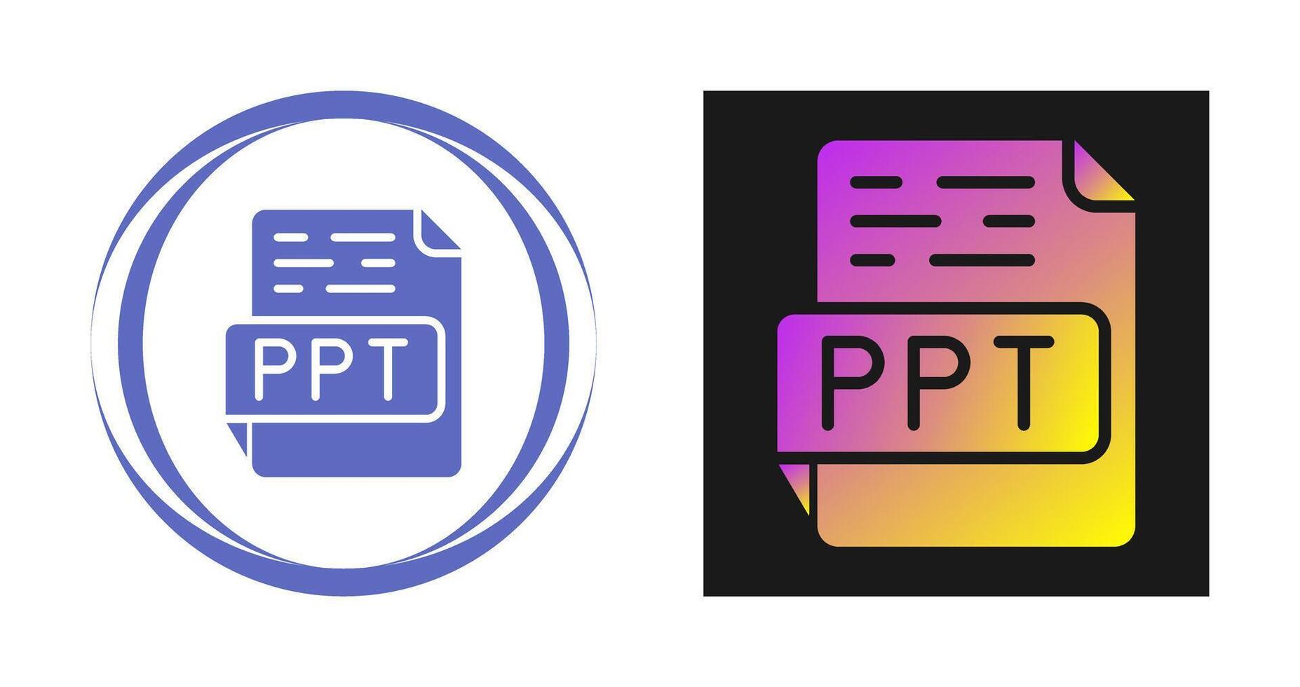 PPT Vector Icon