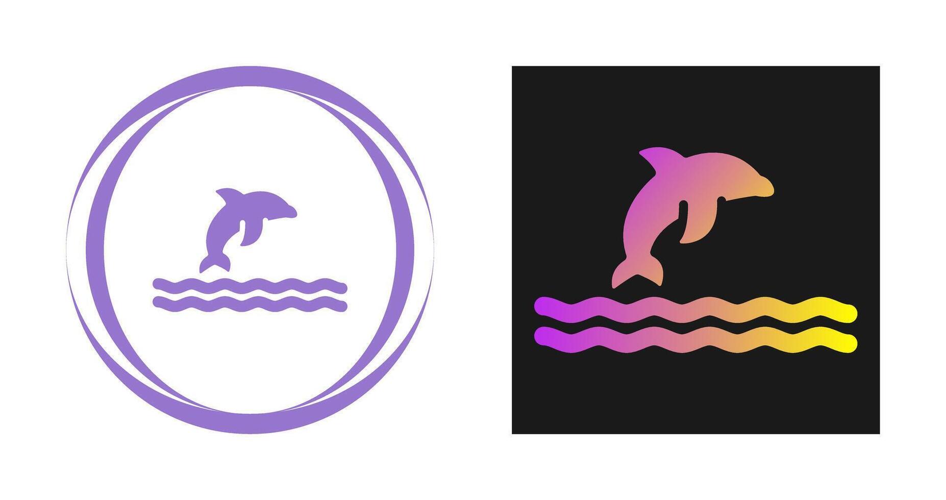 Dolphin Vector Icon