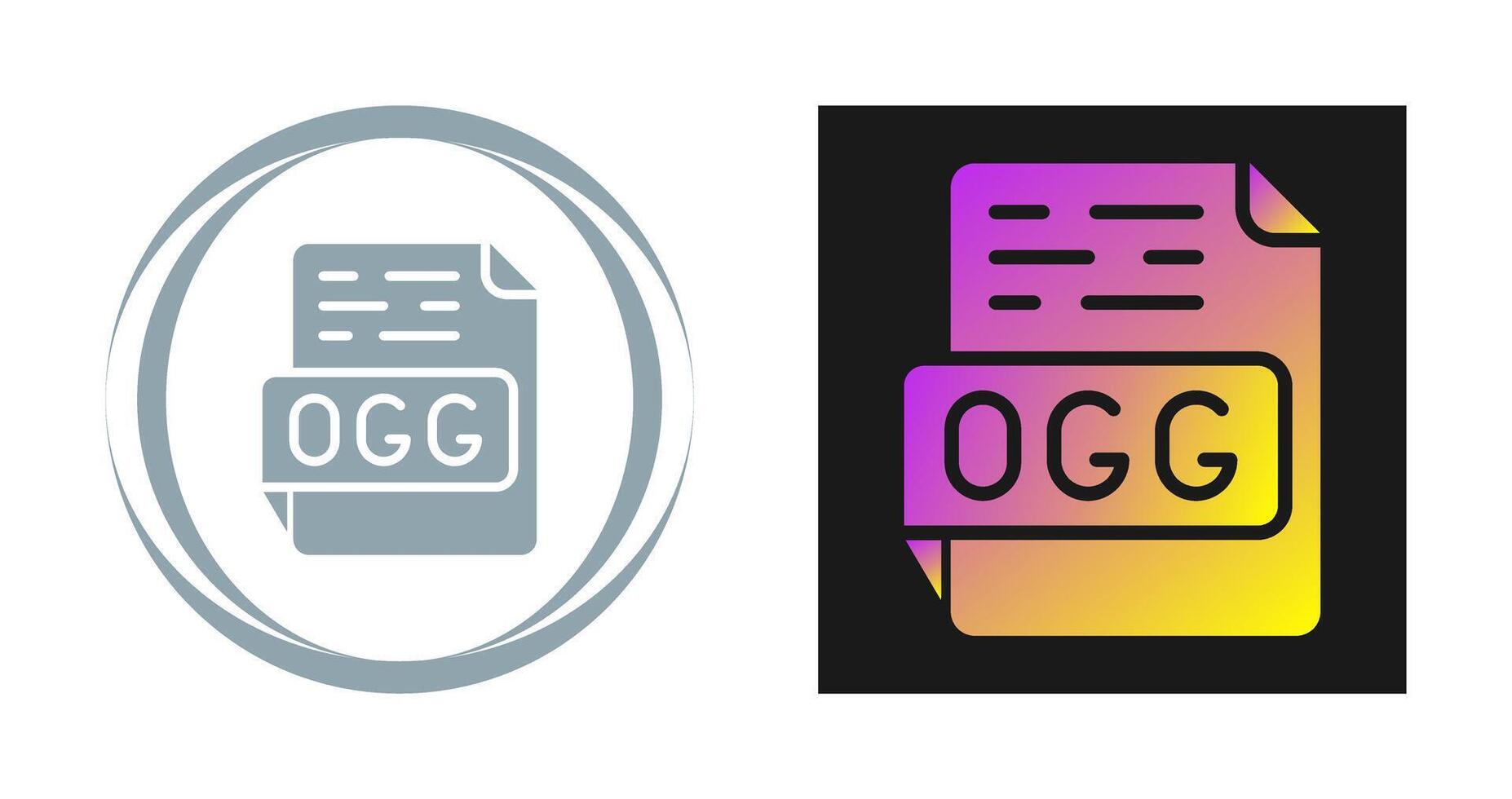 OGG Vector Icon