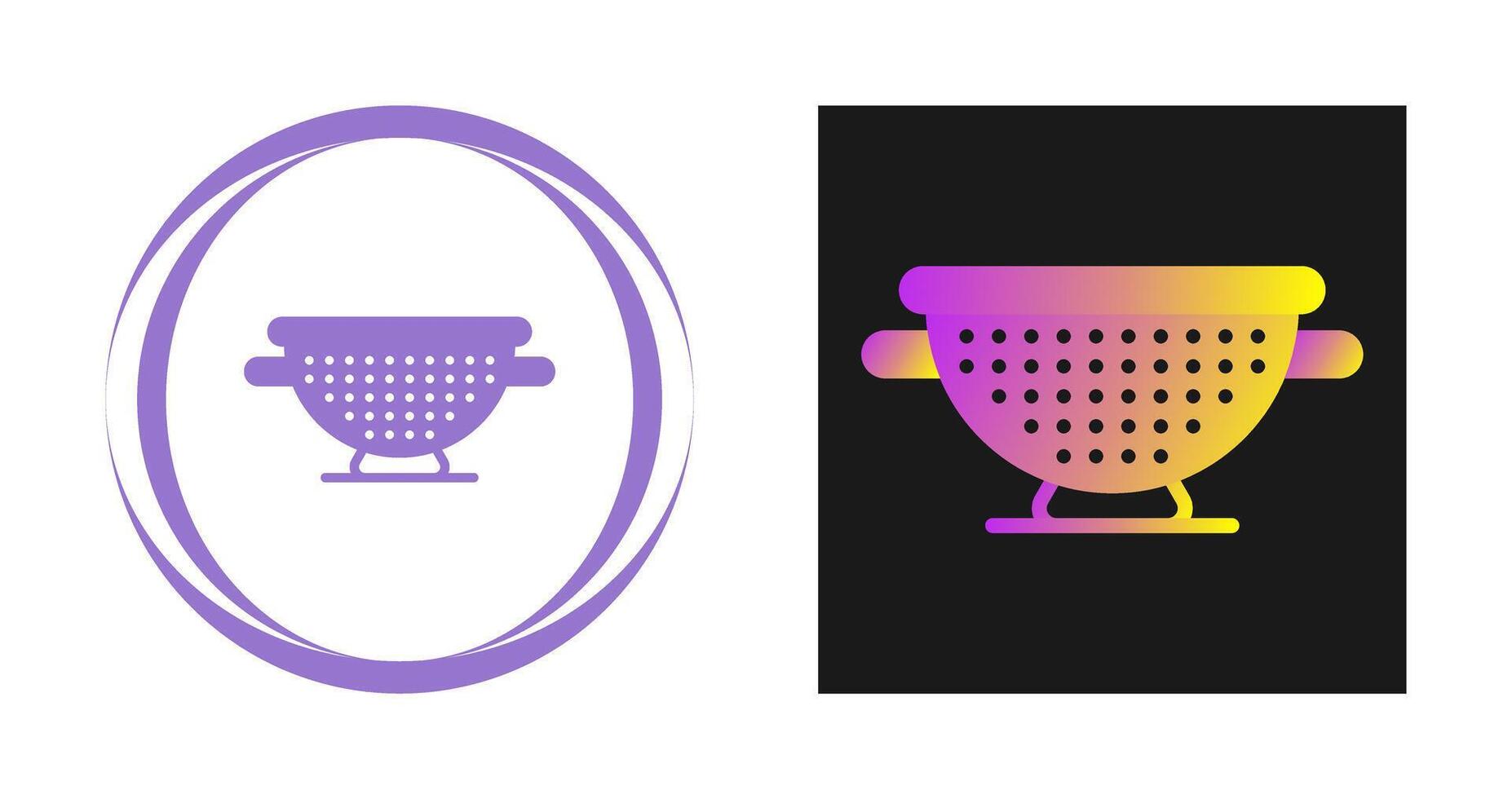 Colander Vector Icon