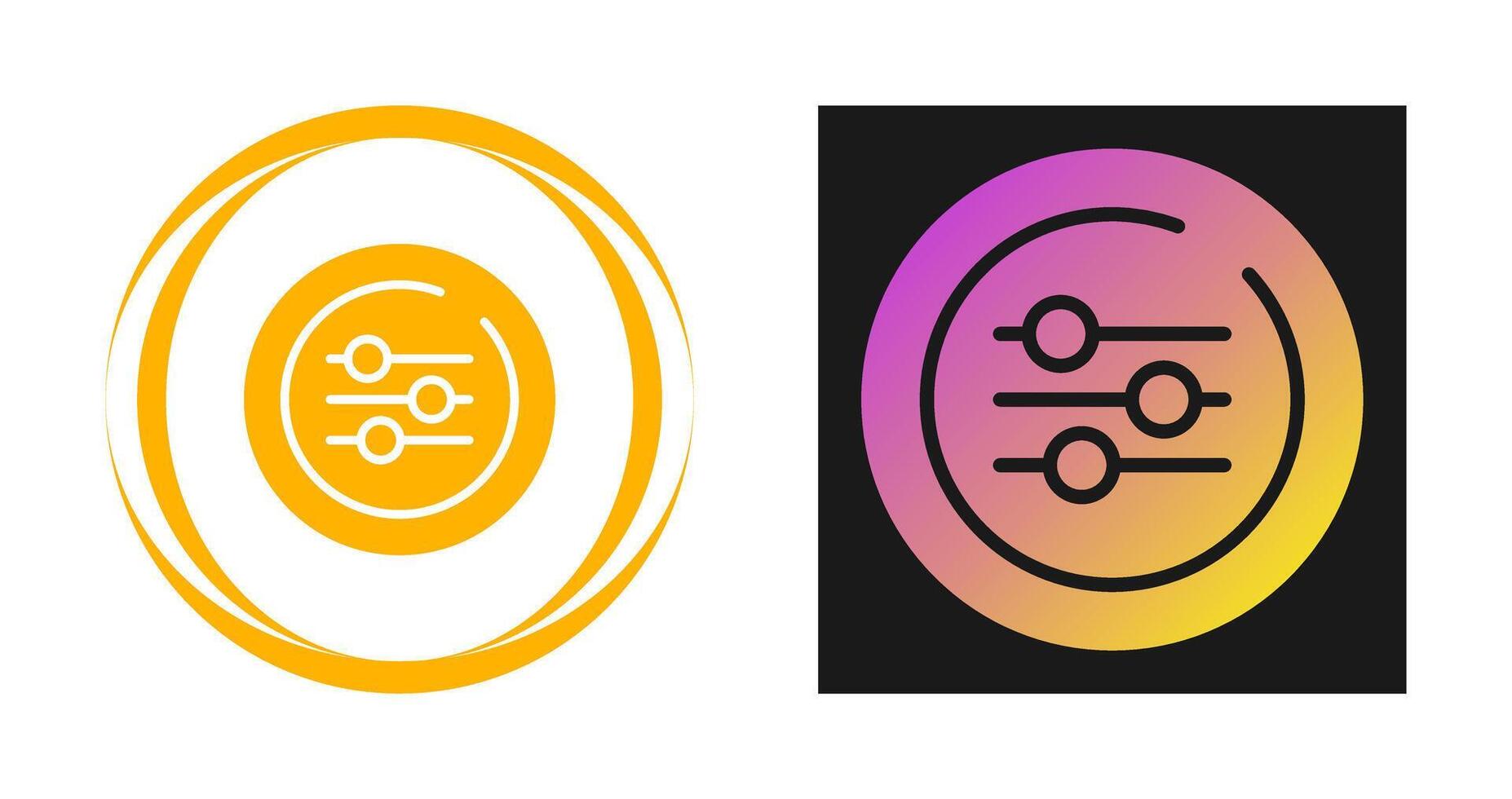 Equalizer Circle Vector Icon