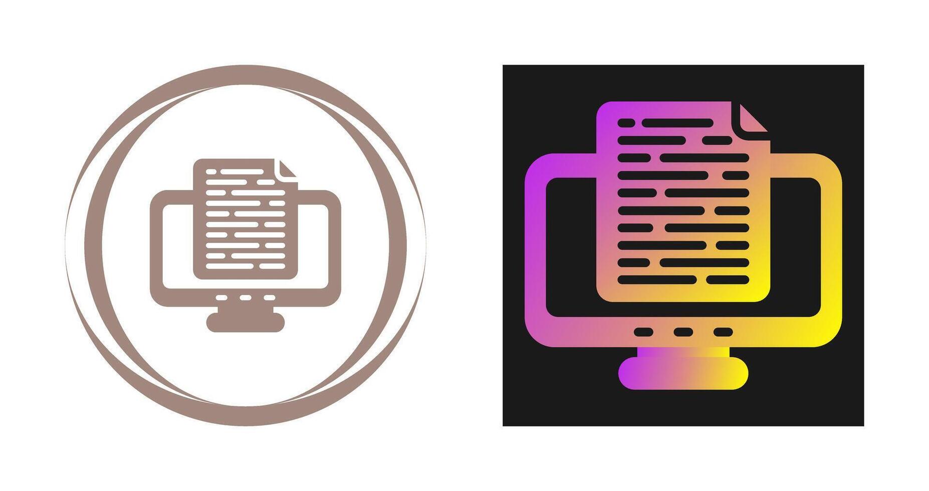 Document Vector Icon