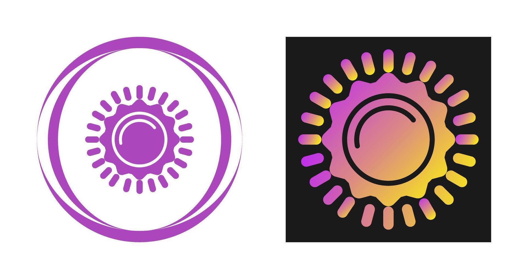 Sun Vector Icon