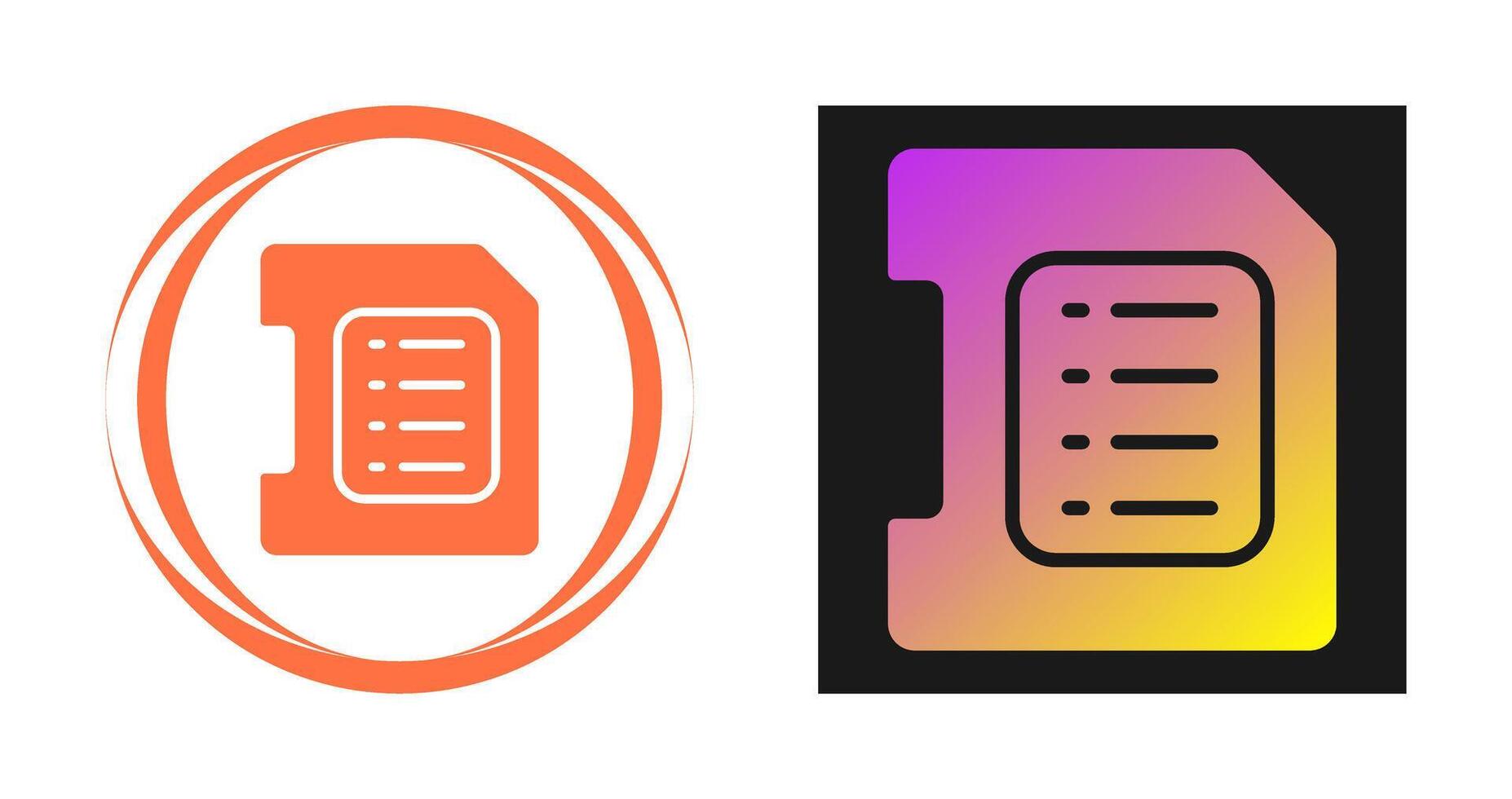 Sd Card Vector Icon