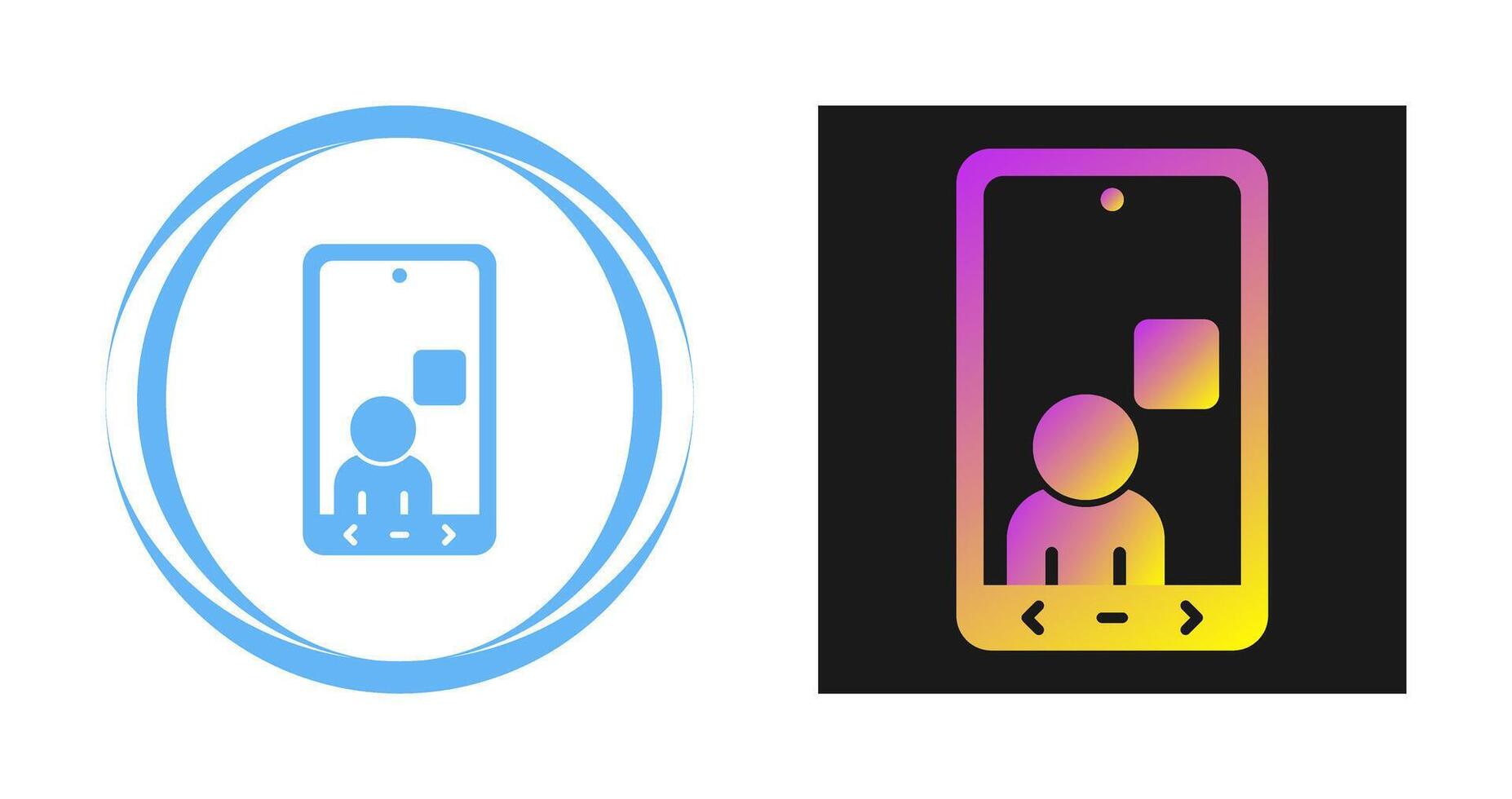 Video Call Vector Icon