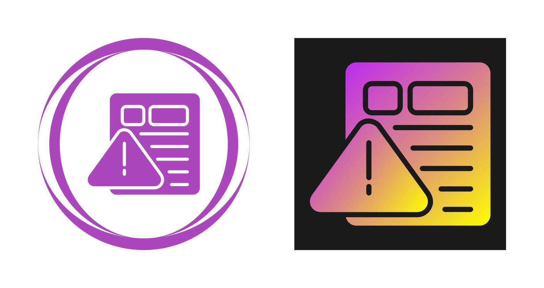 Document Vector Icon