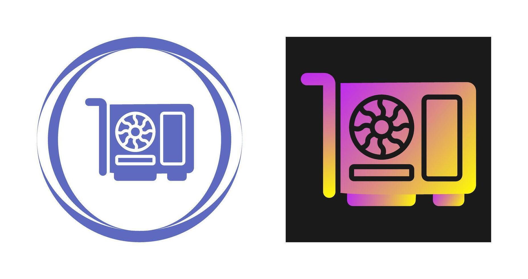 Graphic Card Vector Icon