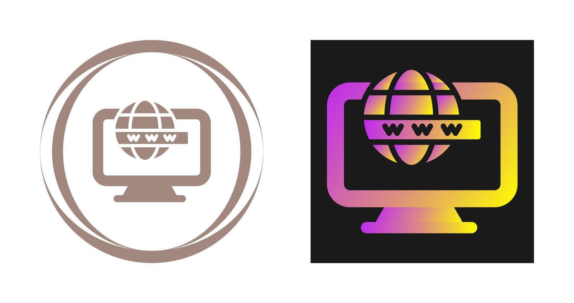 Computer Vector Icon