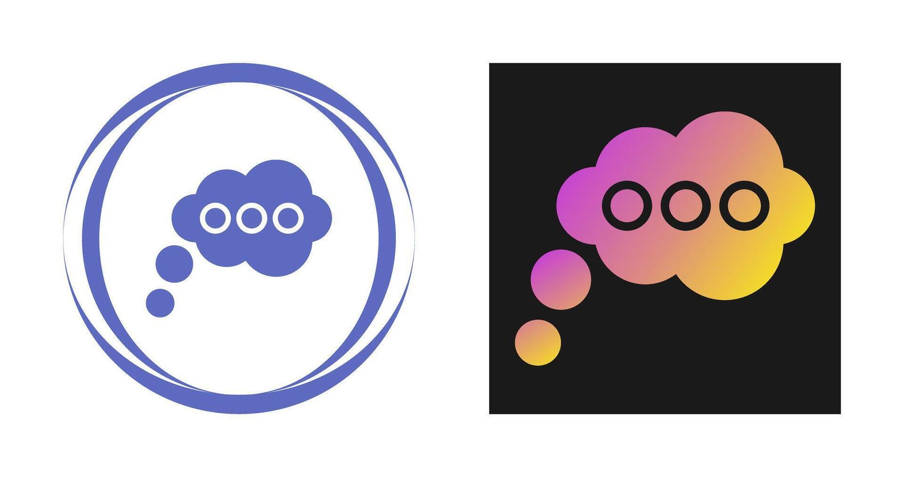 Thinking Vector Icon