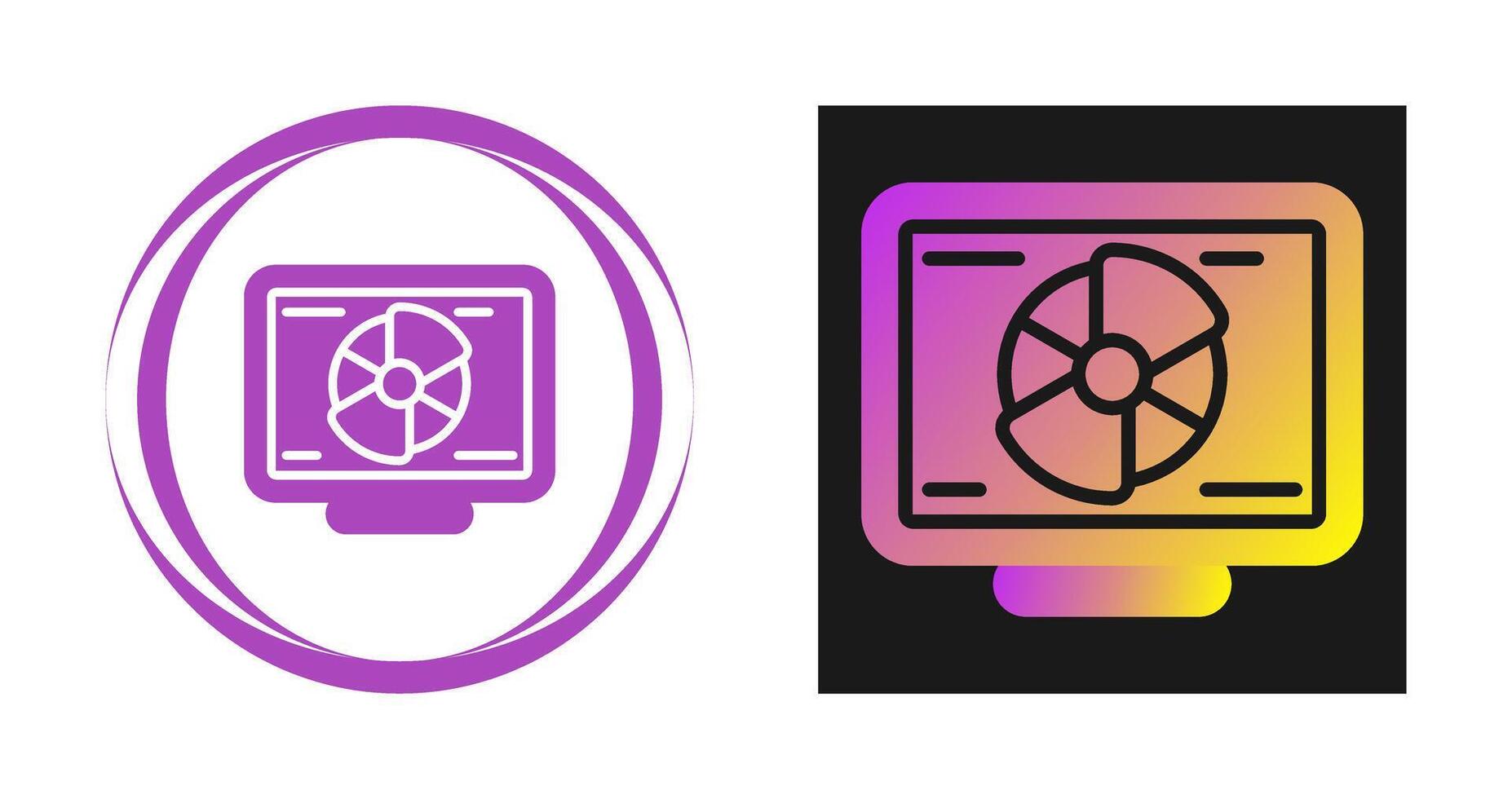 Color Wheel Vector Icon