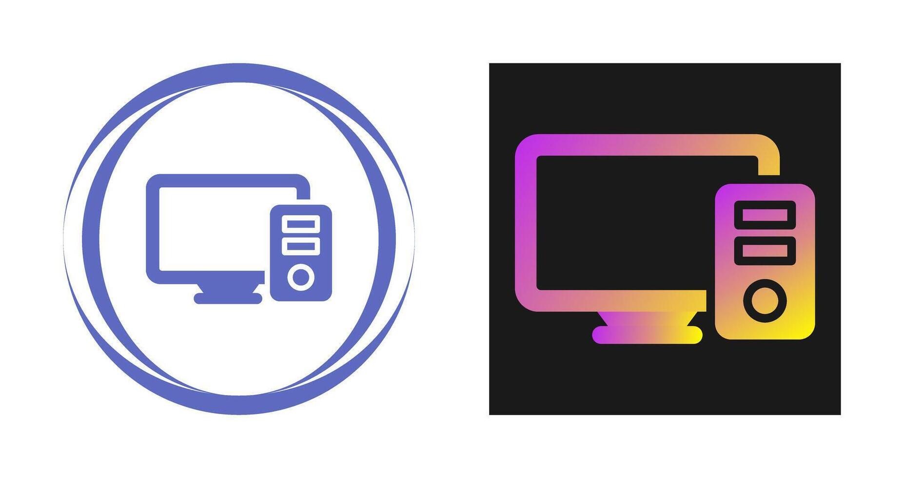 Desktop Vector Icon