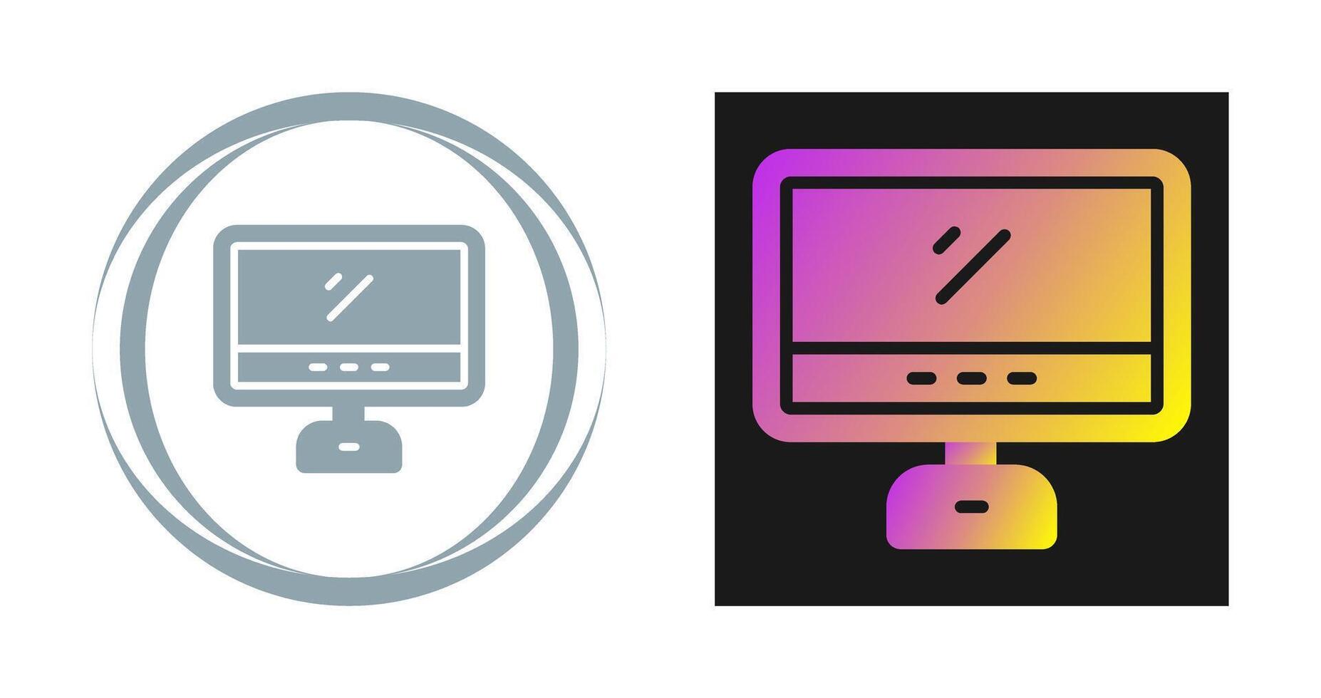 Desktop Vector Icon