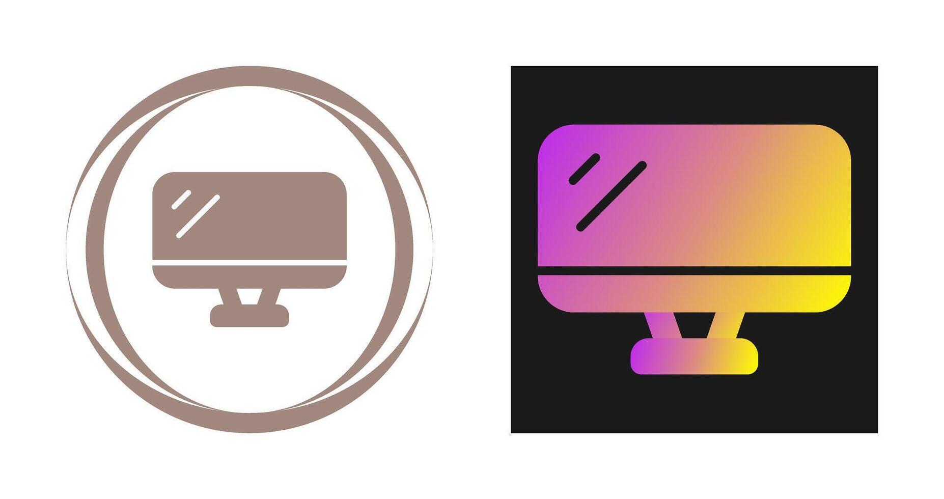 Monitor Vector Icon