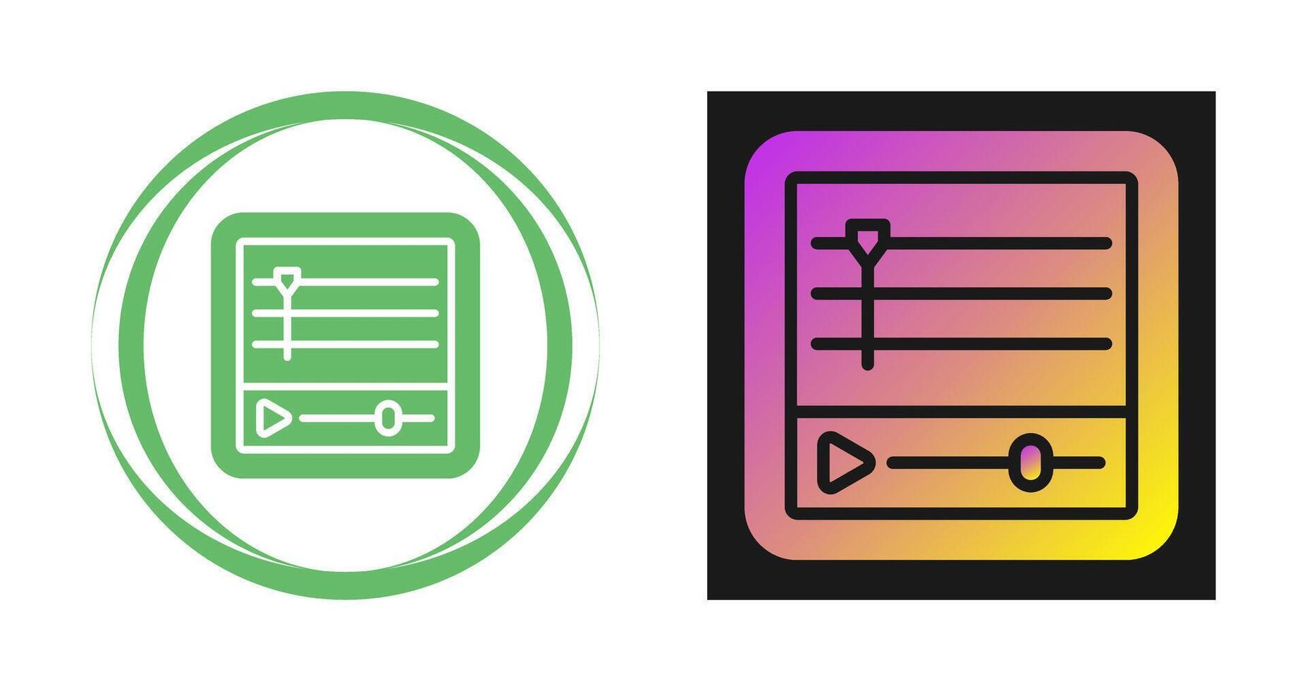 Timeline Vector Icon