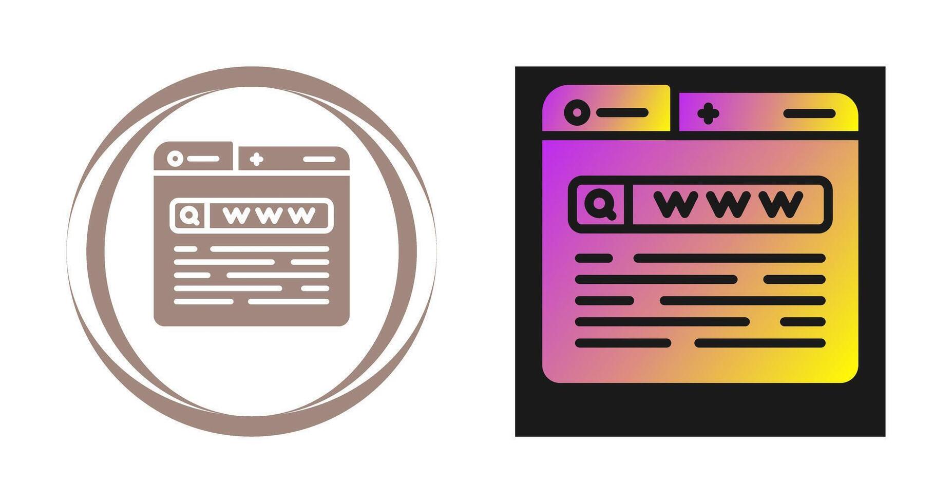 World Wide Web Vector Icon