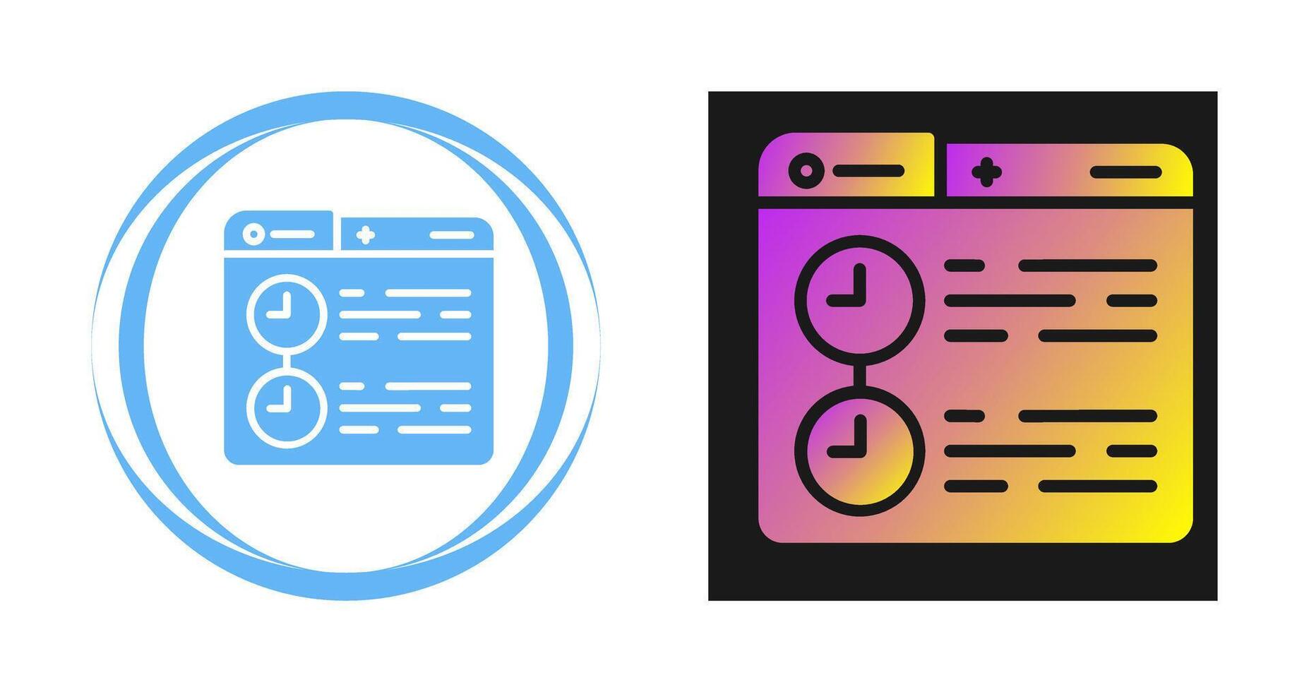 Timeline Vector Icon