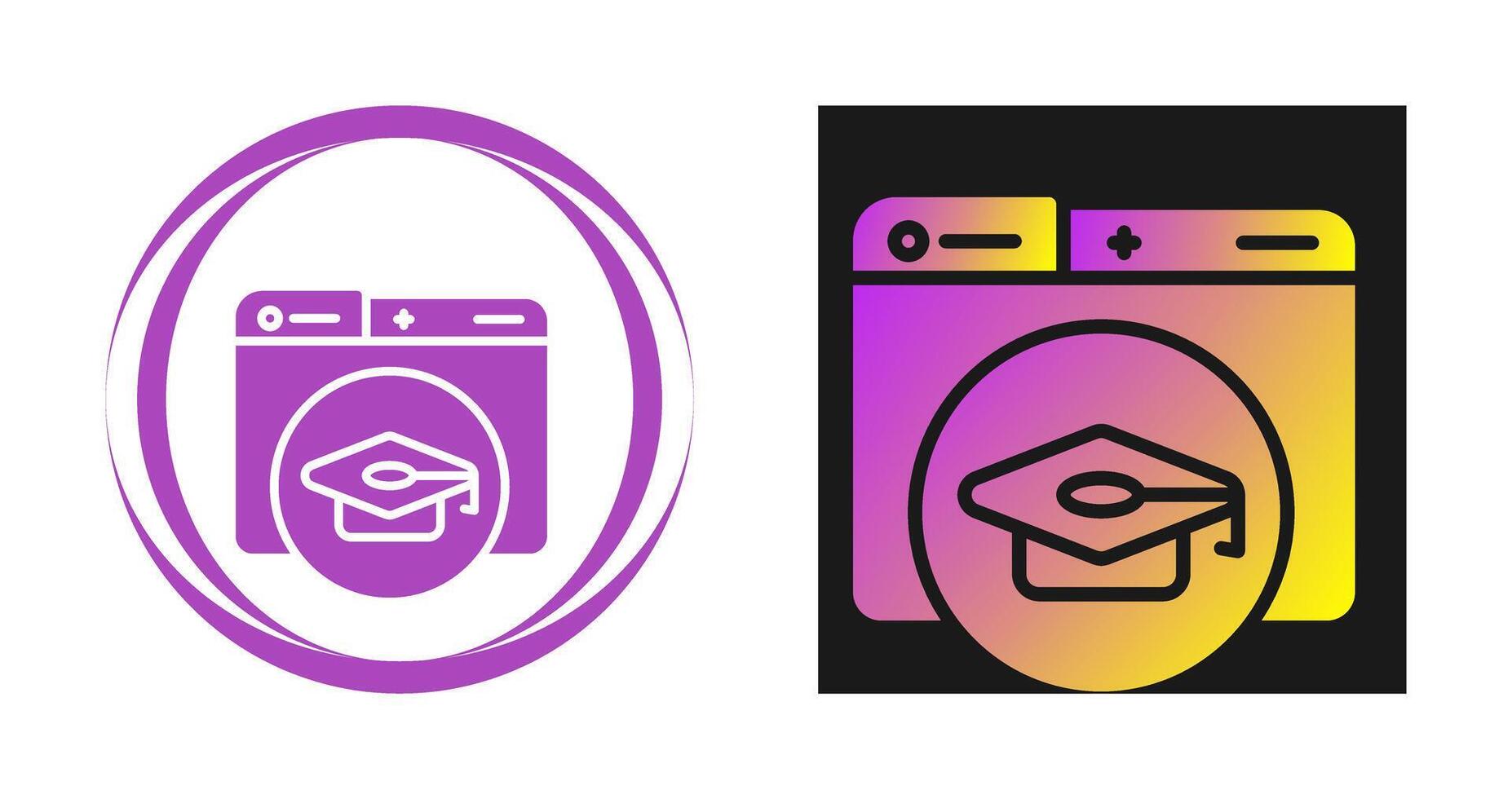 Online Education Vector Icon