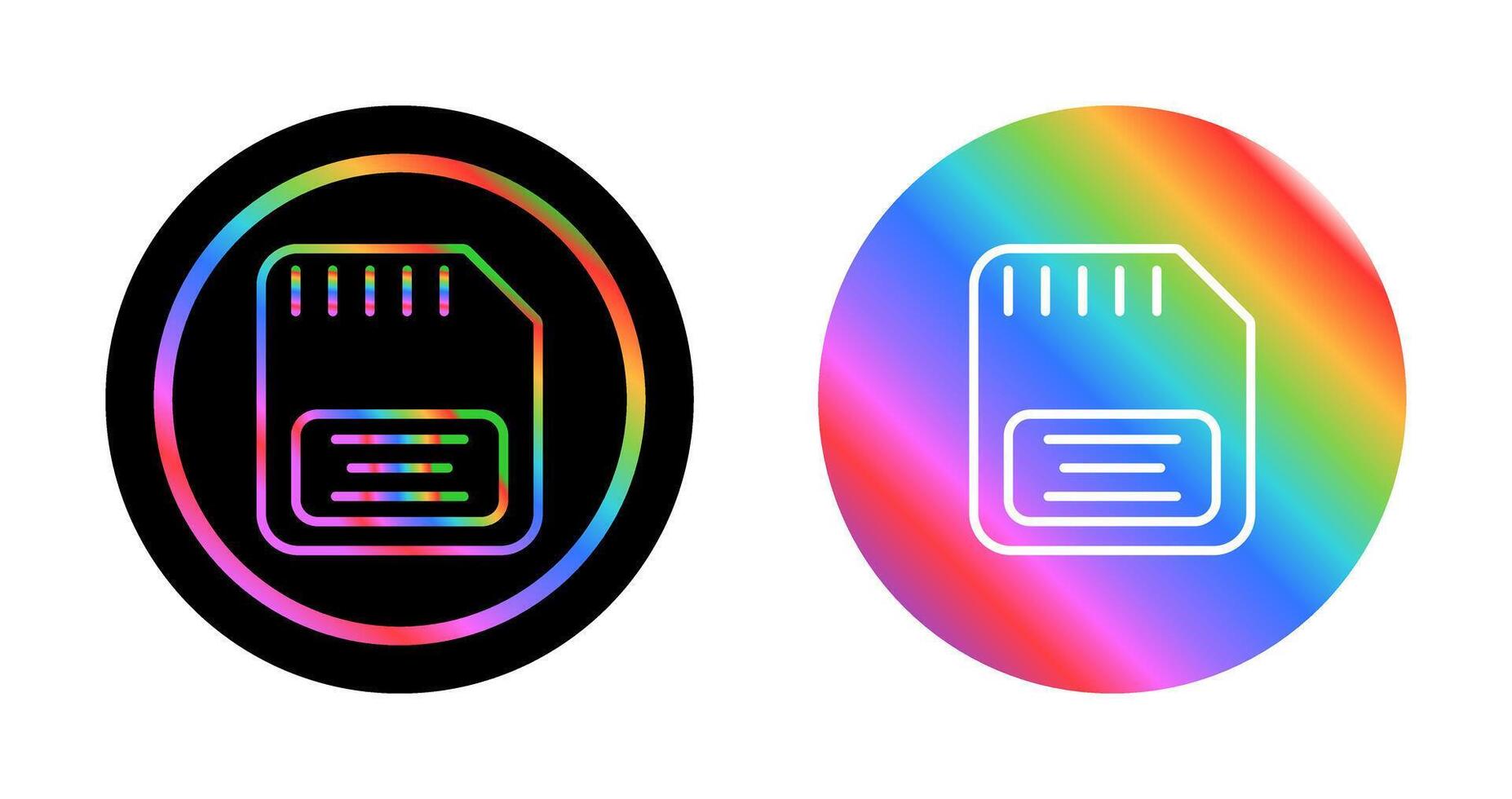 Memory Card Vector Icon