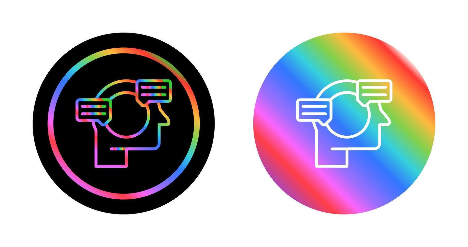 Natural Language Processin Vector Icon