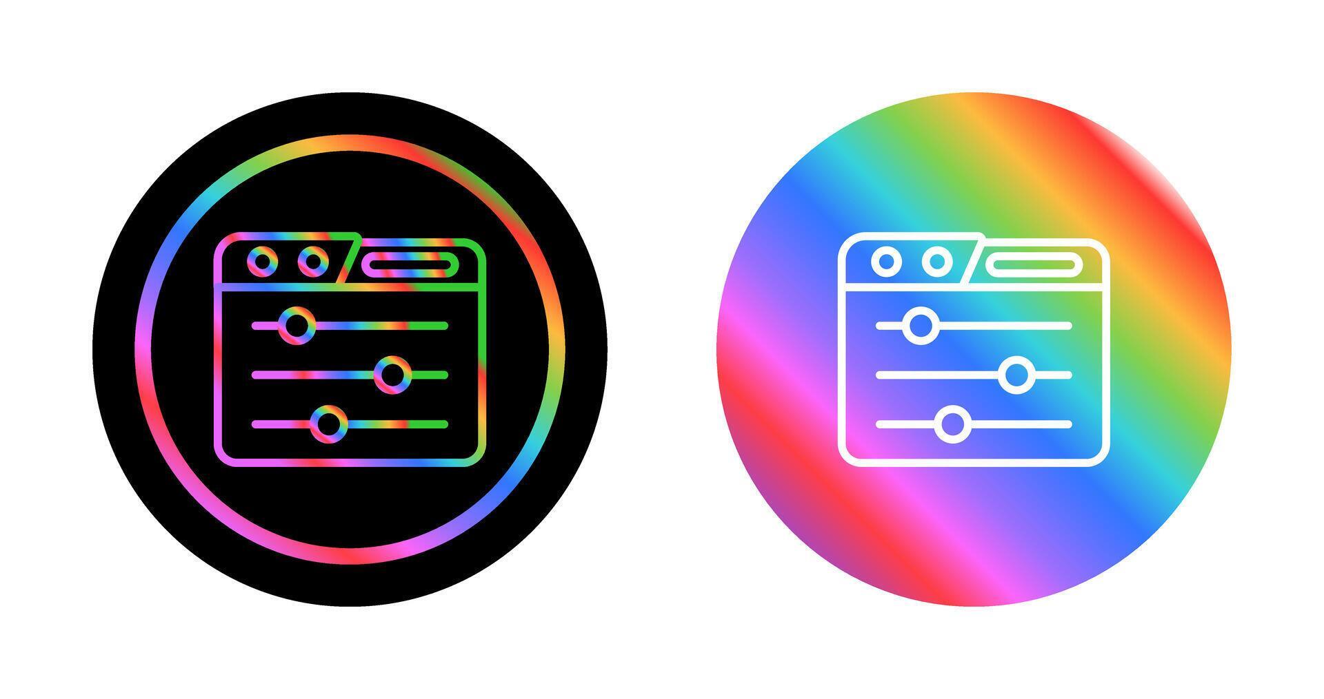 Control Panel Vector Icon 40002158 Vector Art at Vecteezy