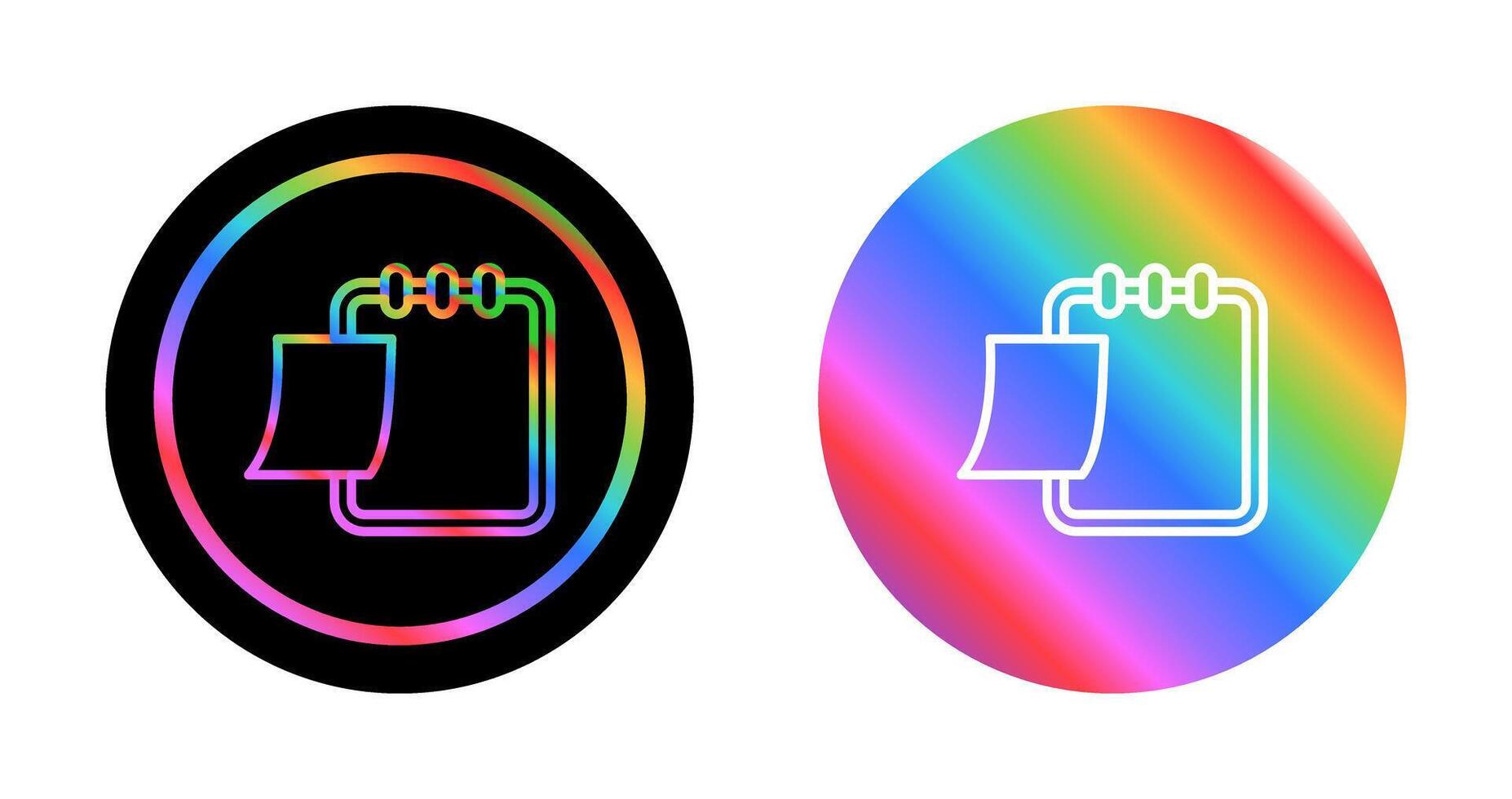 Writing pad Vector Icon