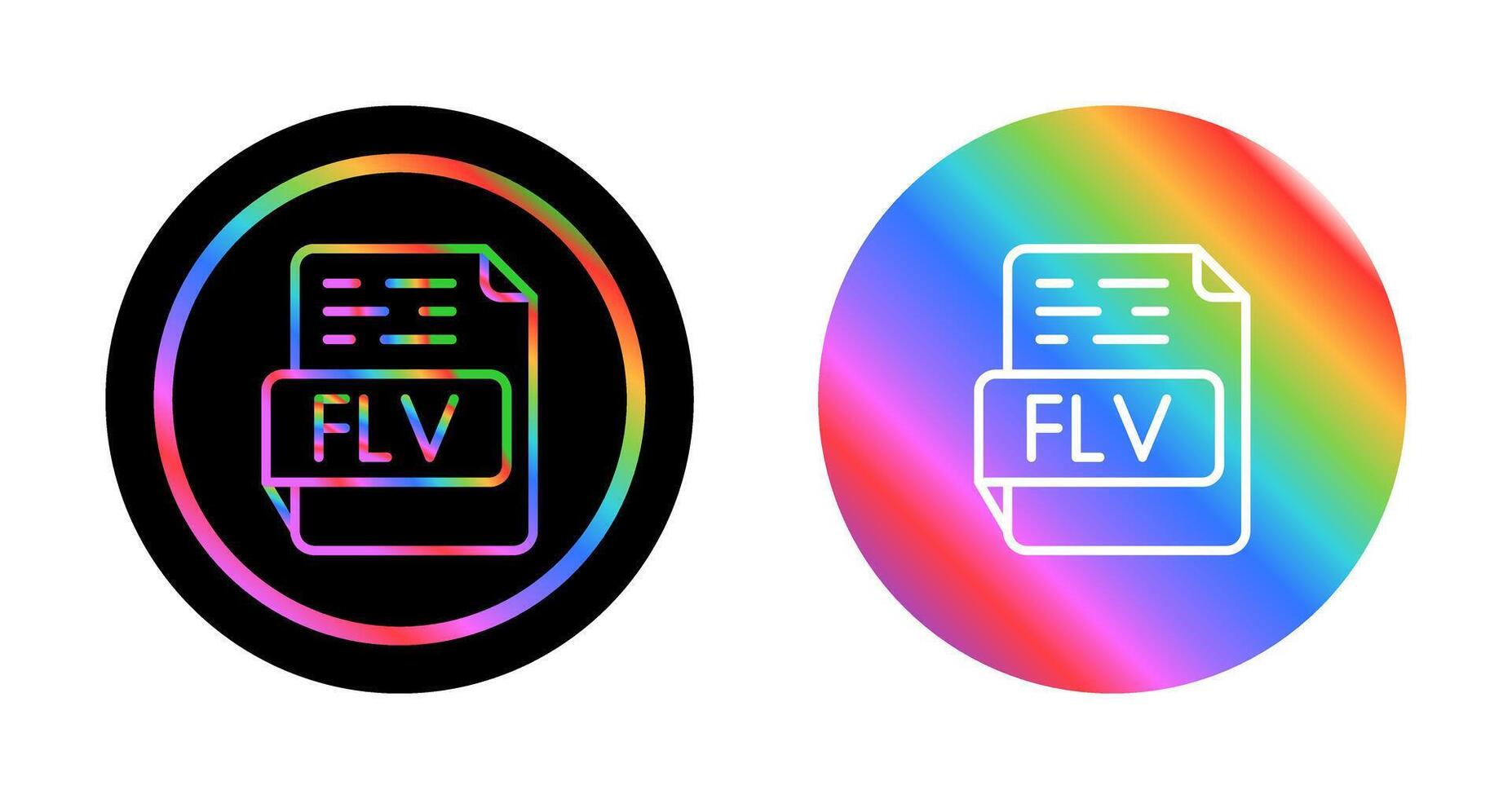 FLV Vector Icon