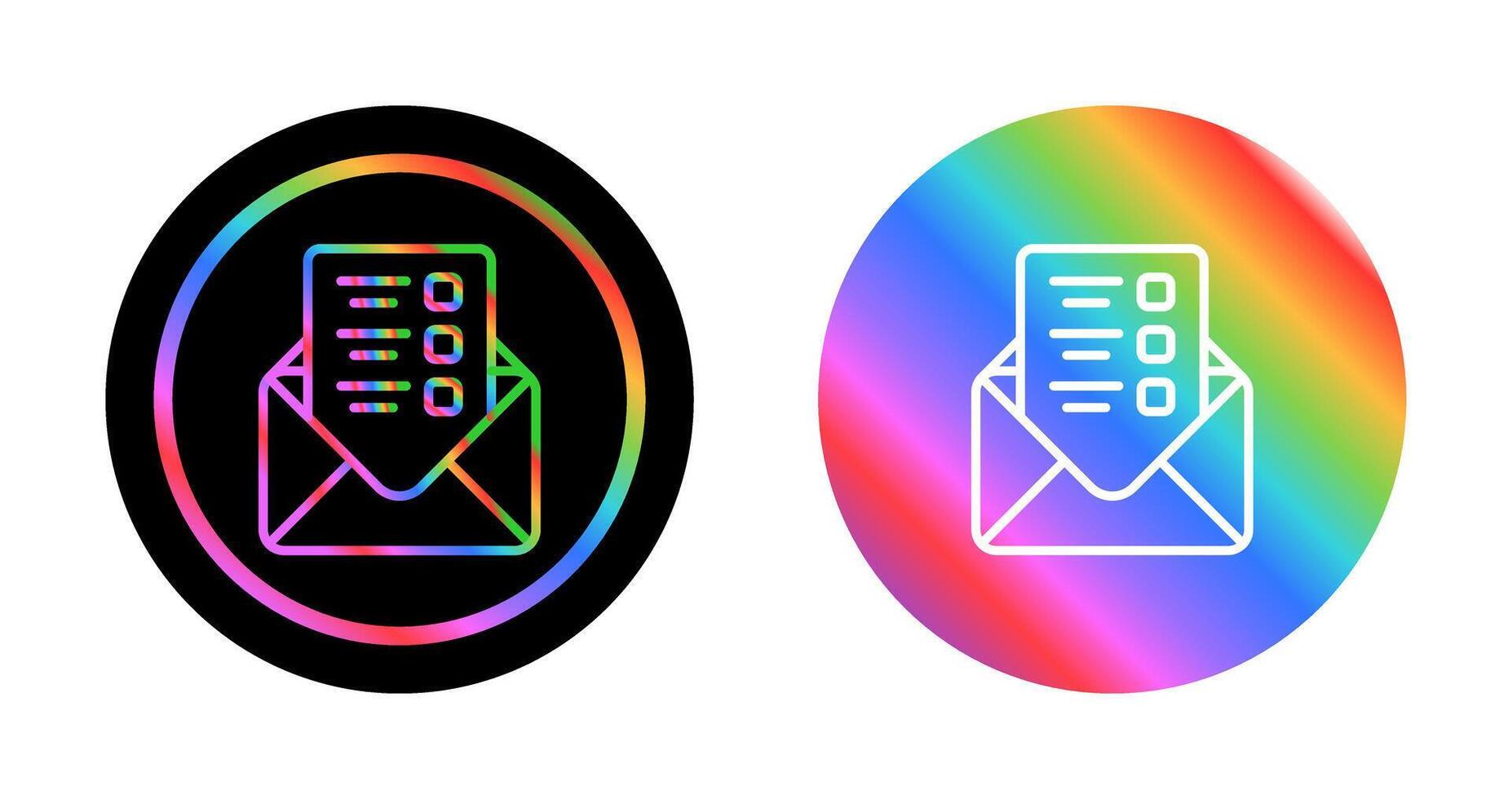 Mailing Lists Vector Icon