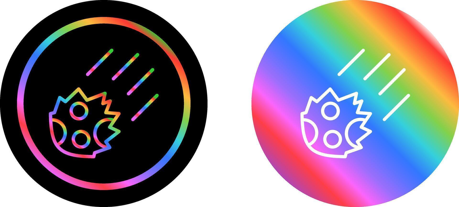 Meteor Vector Icon