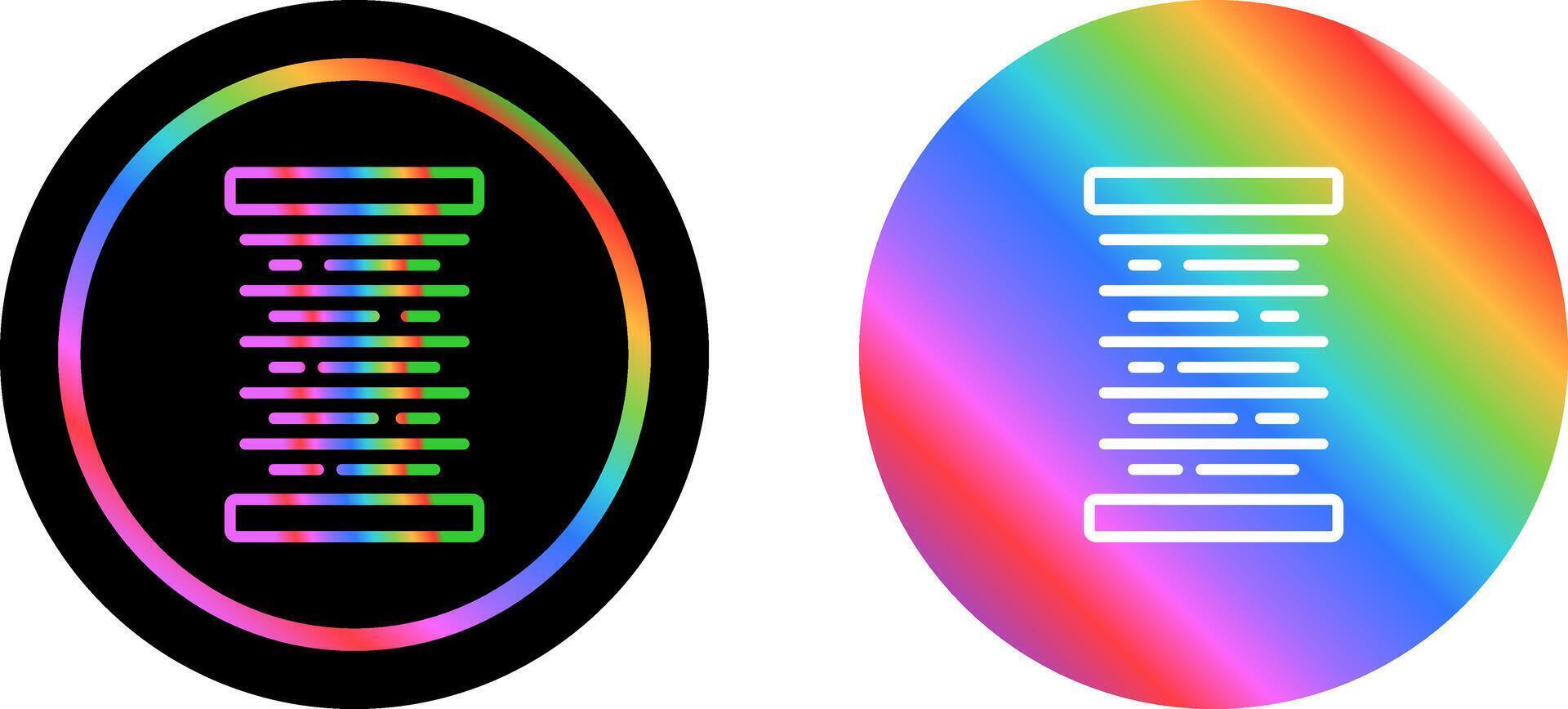 Center Alignment Vector Icon