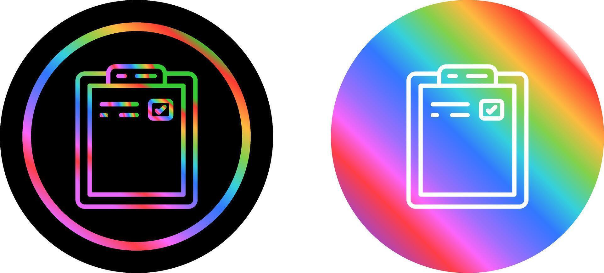 Clipboard Vector Icon