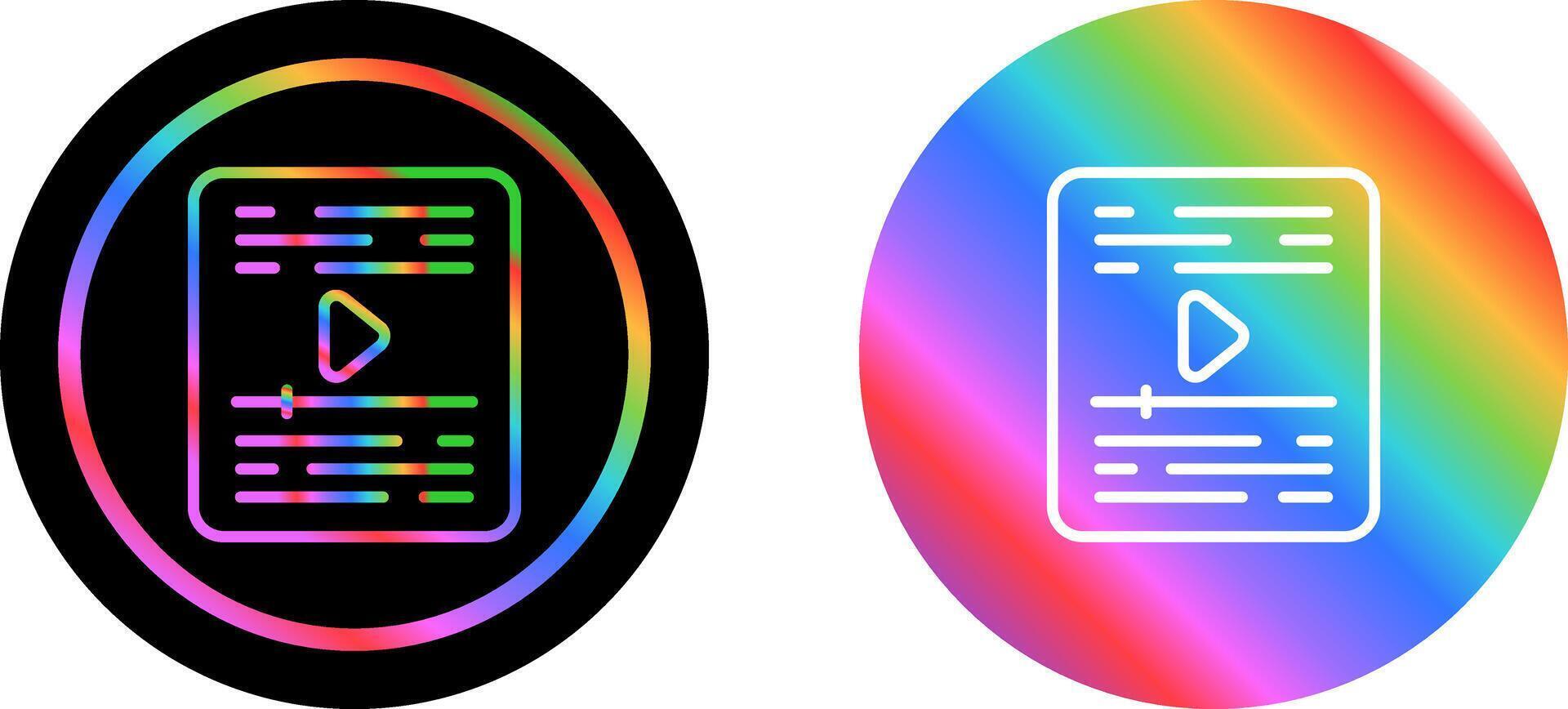 Video Vector Icon