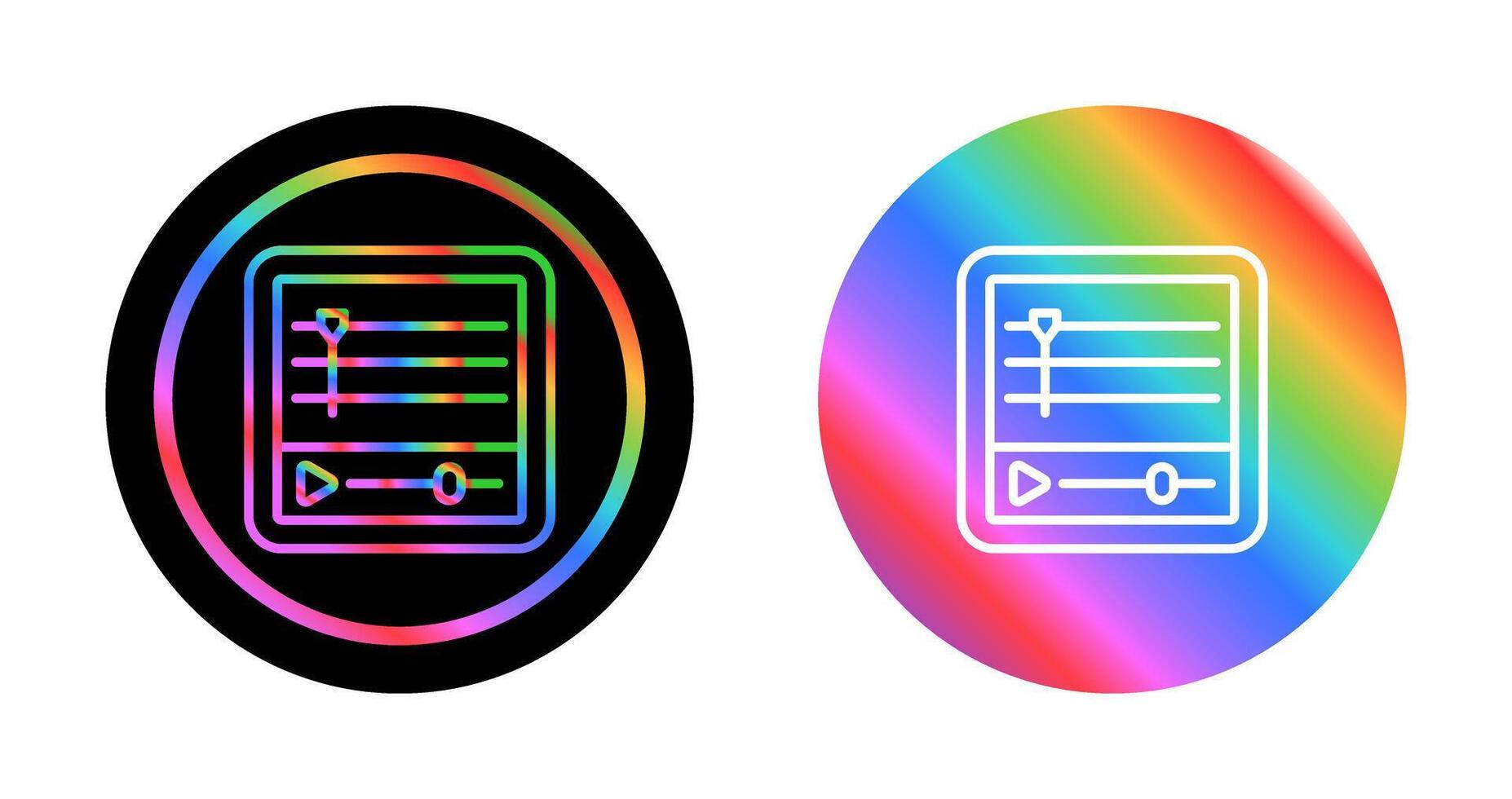 Timeline Vector Icon