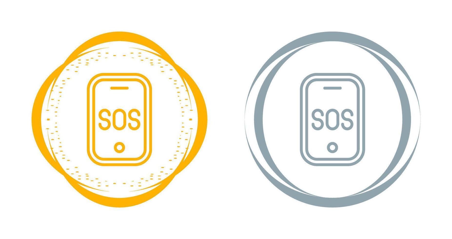 Emergency phone Vector Icon