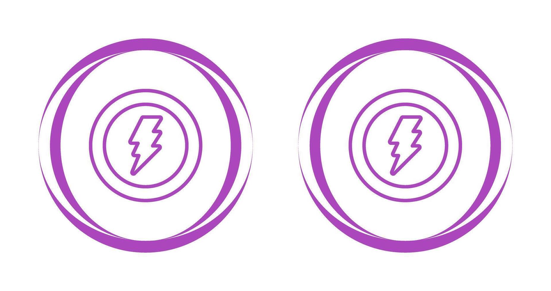 Lightning bolt Vector Icon