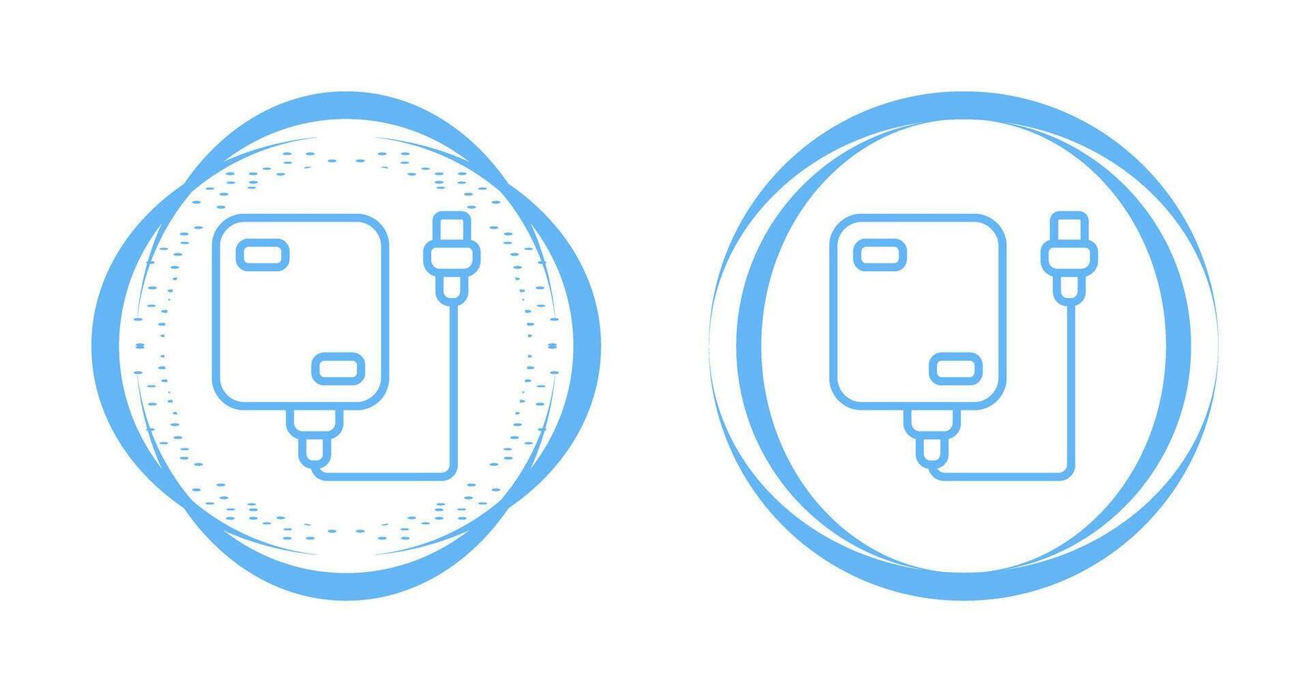 portátil difícil conducir vector icono