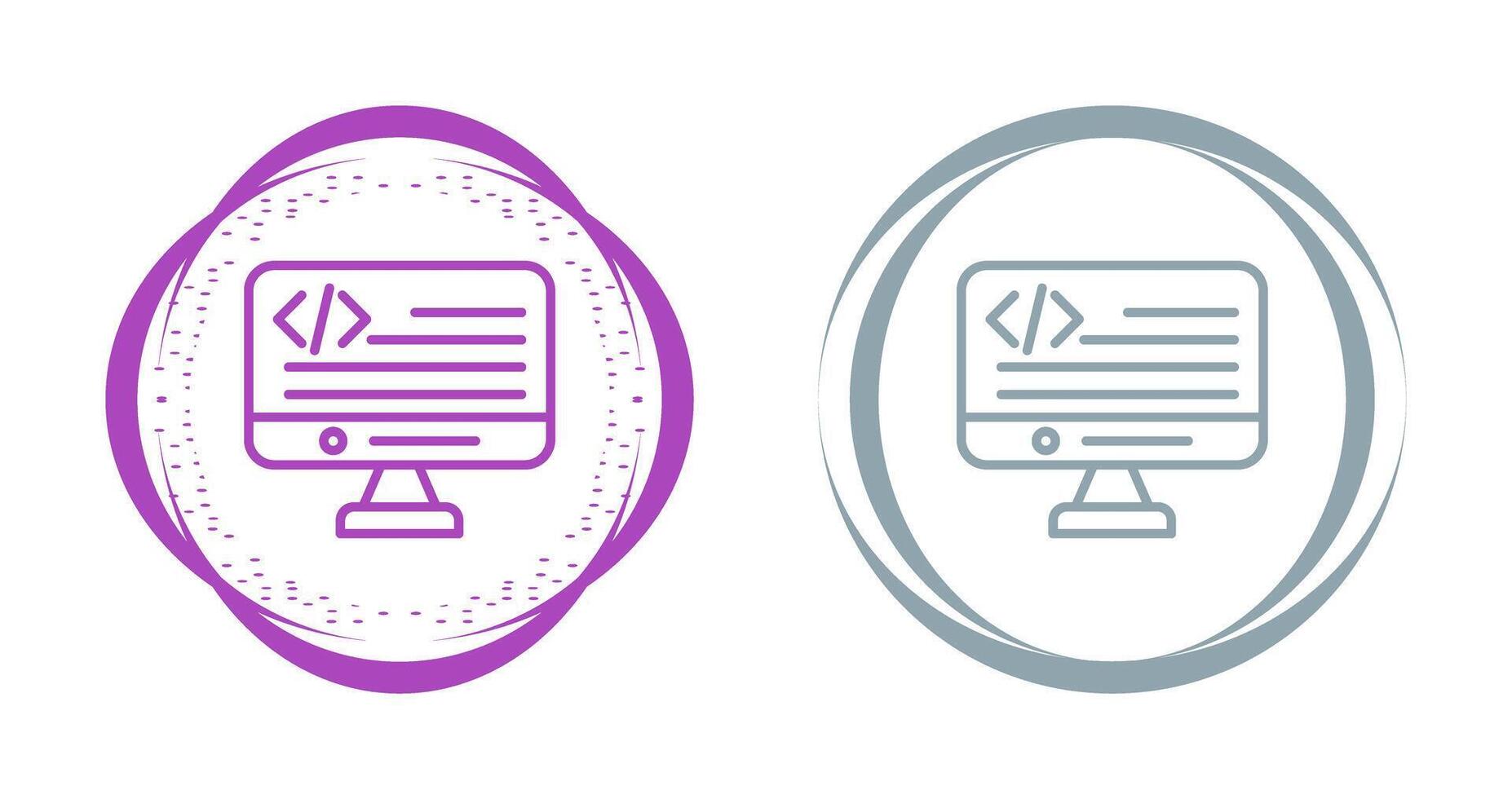 Programming Language Vector Icon