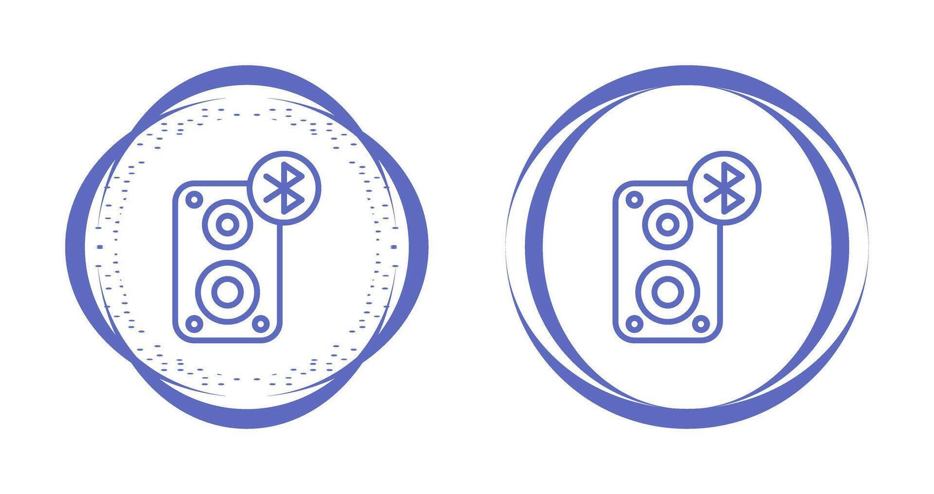 Portable Bluetooth Speaker Vector Icon