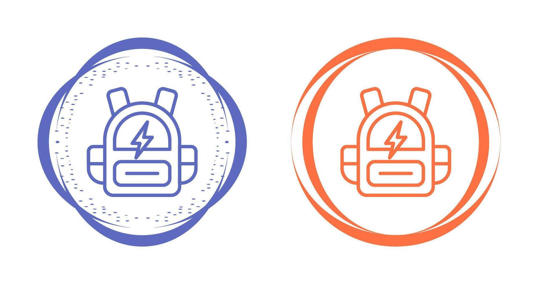 Smart Backpack Vector Icon