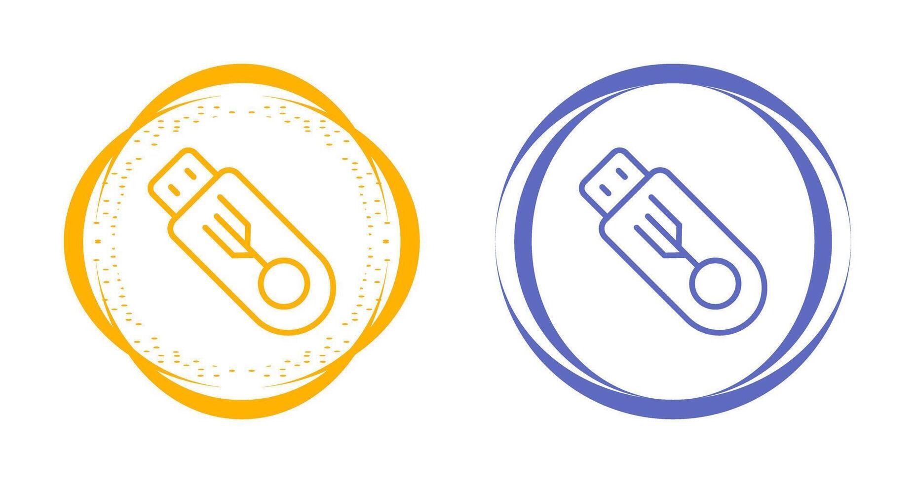 USB Flash Drive Vector Icon