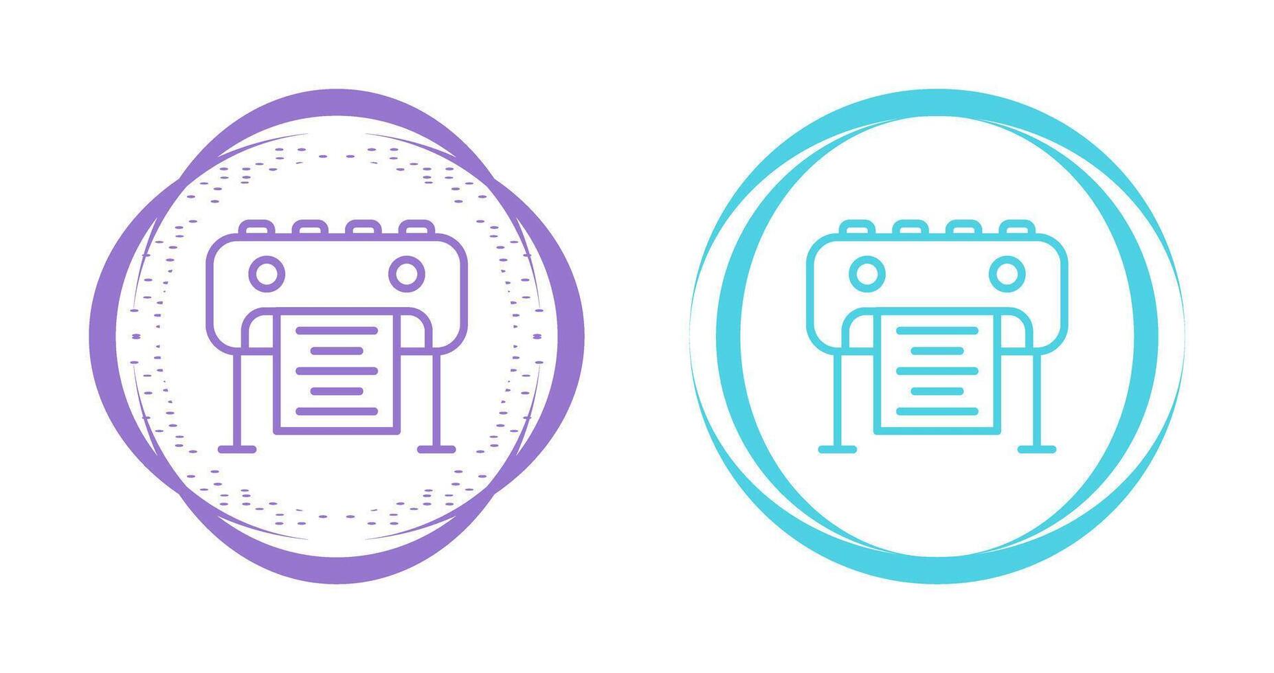 Plotter Vector Icon