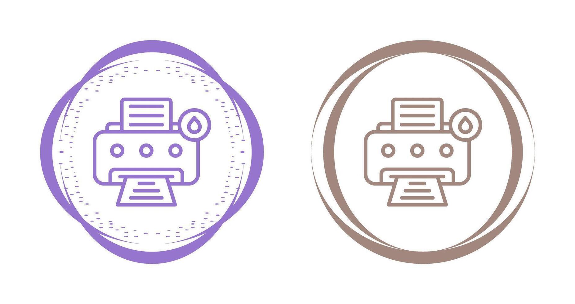 Inkjet Printer Vector Icon