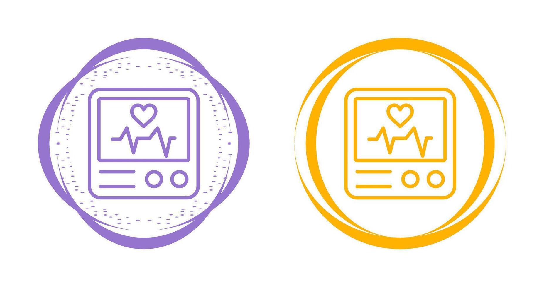 Heart Rate Monitor Vector Icon