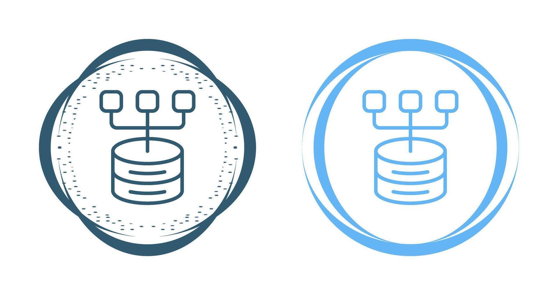 Data Modeling Vector Icon