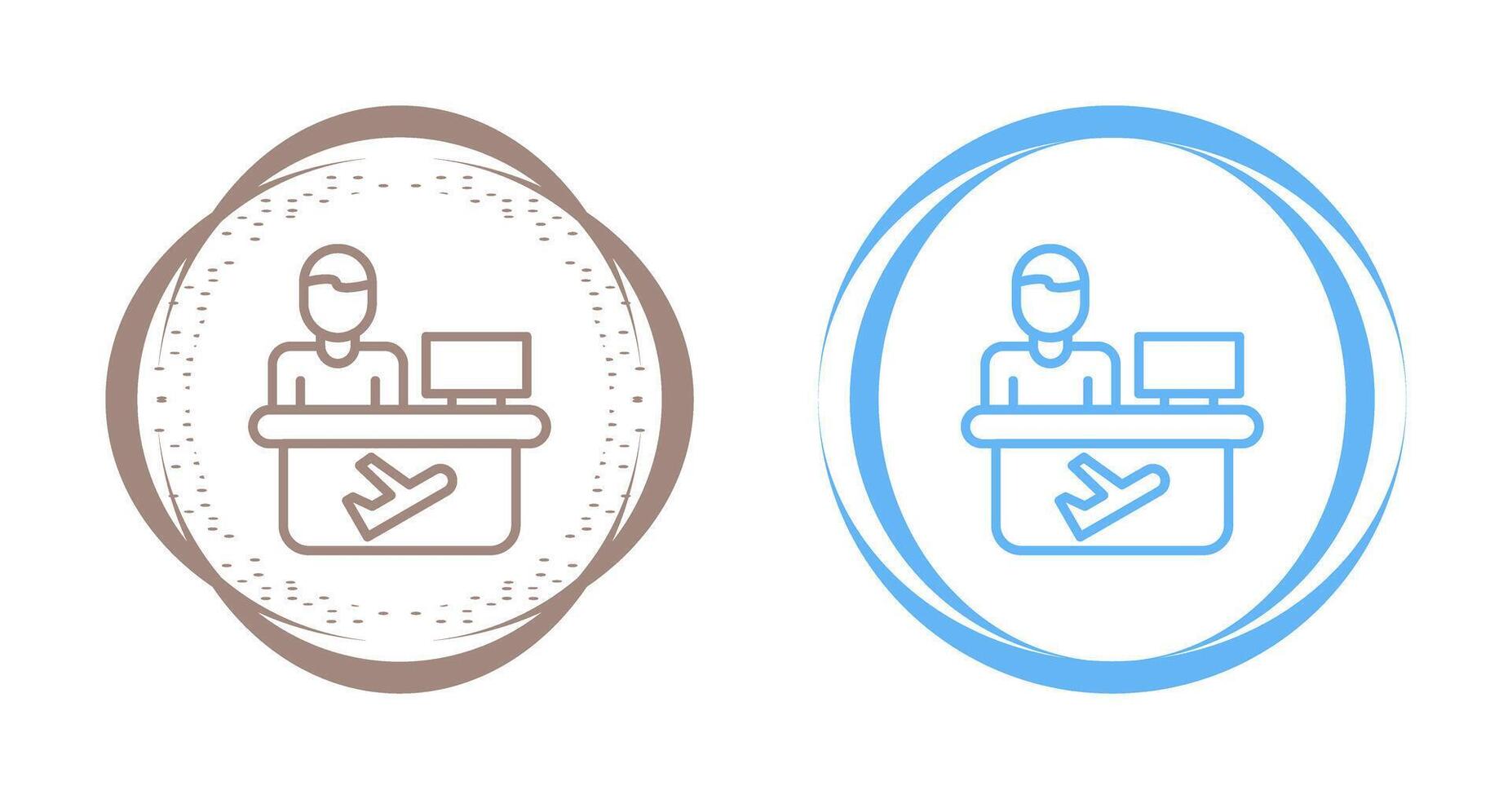 Travel Agent Vector Icon