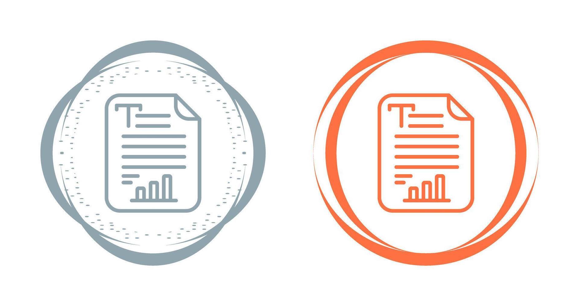 Text Analytics Vector Icon