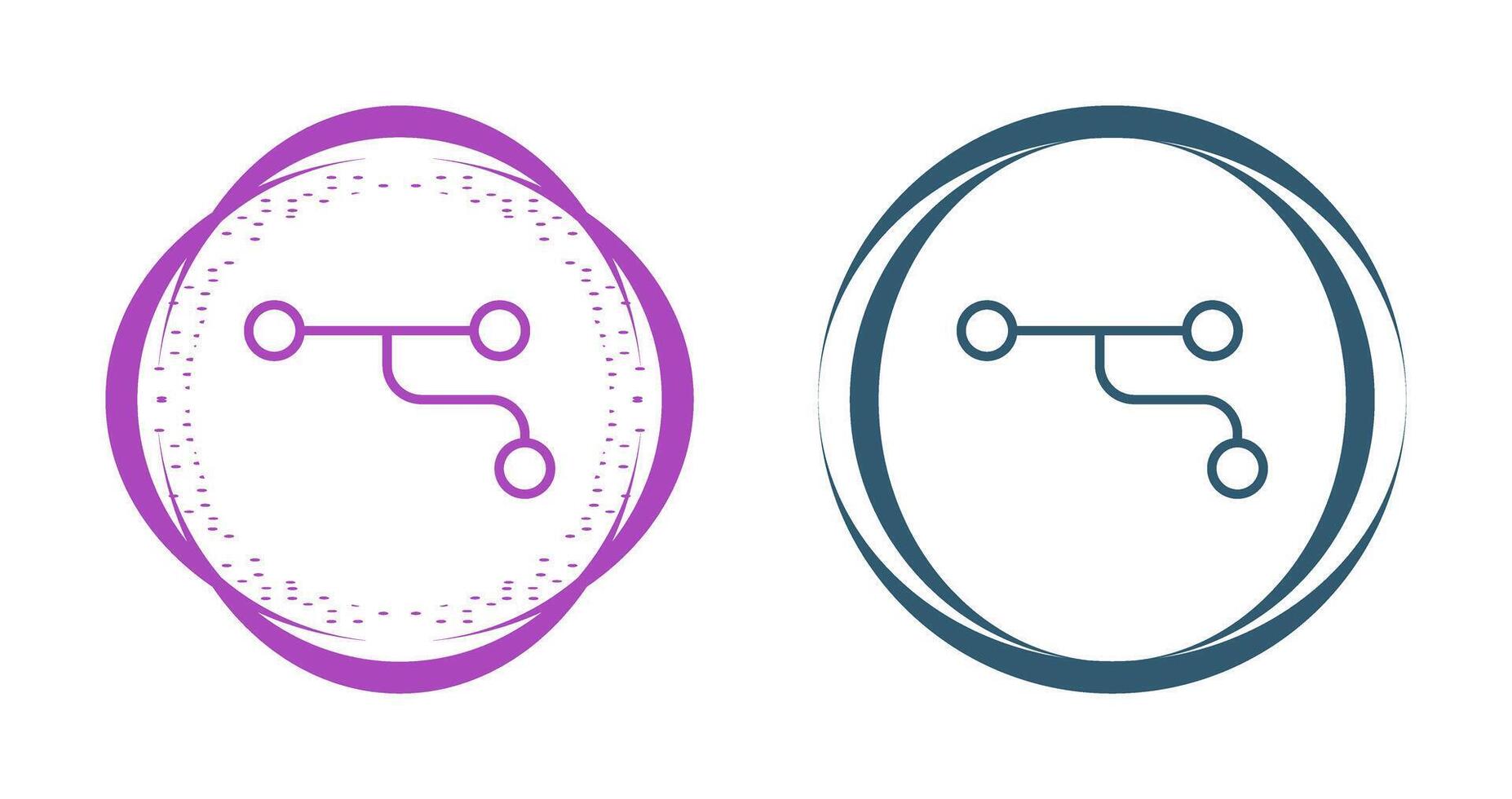 Divergence Vector Icon