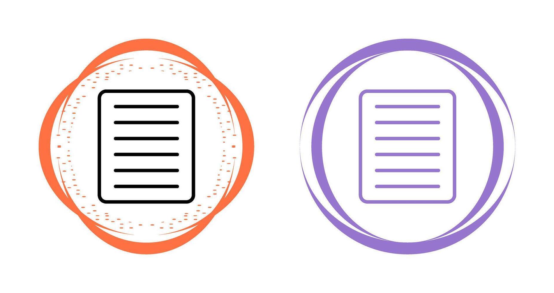 Document Align Justify Vector Icon