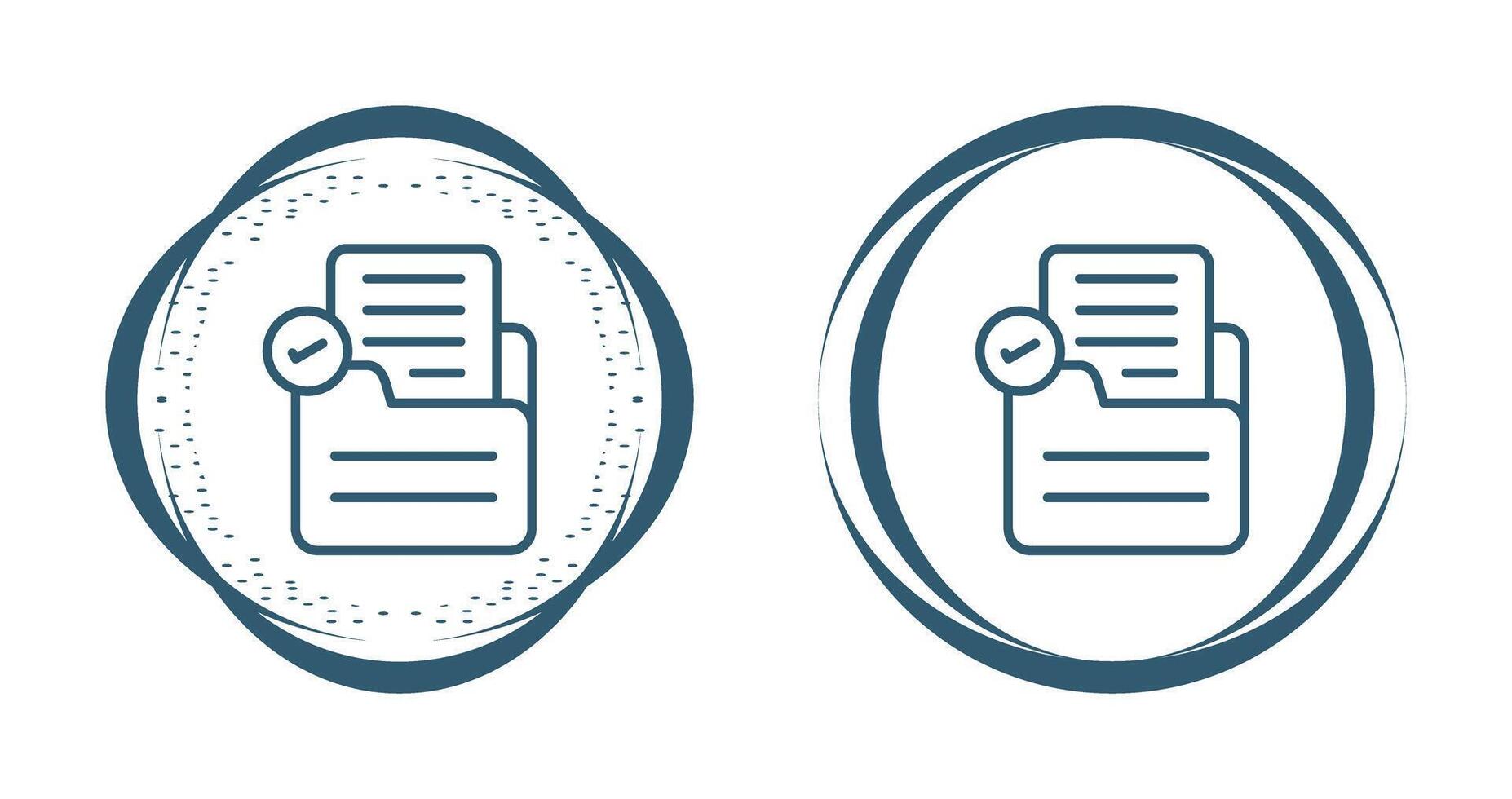Document Check Vector Icon