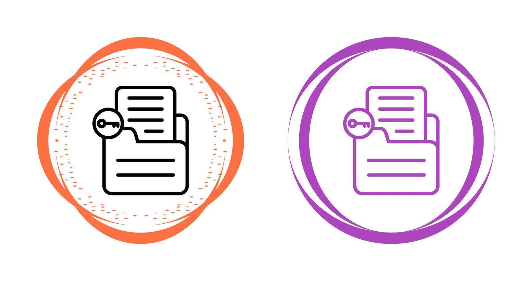 Document Unlock Vector Icon